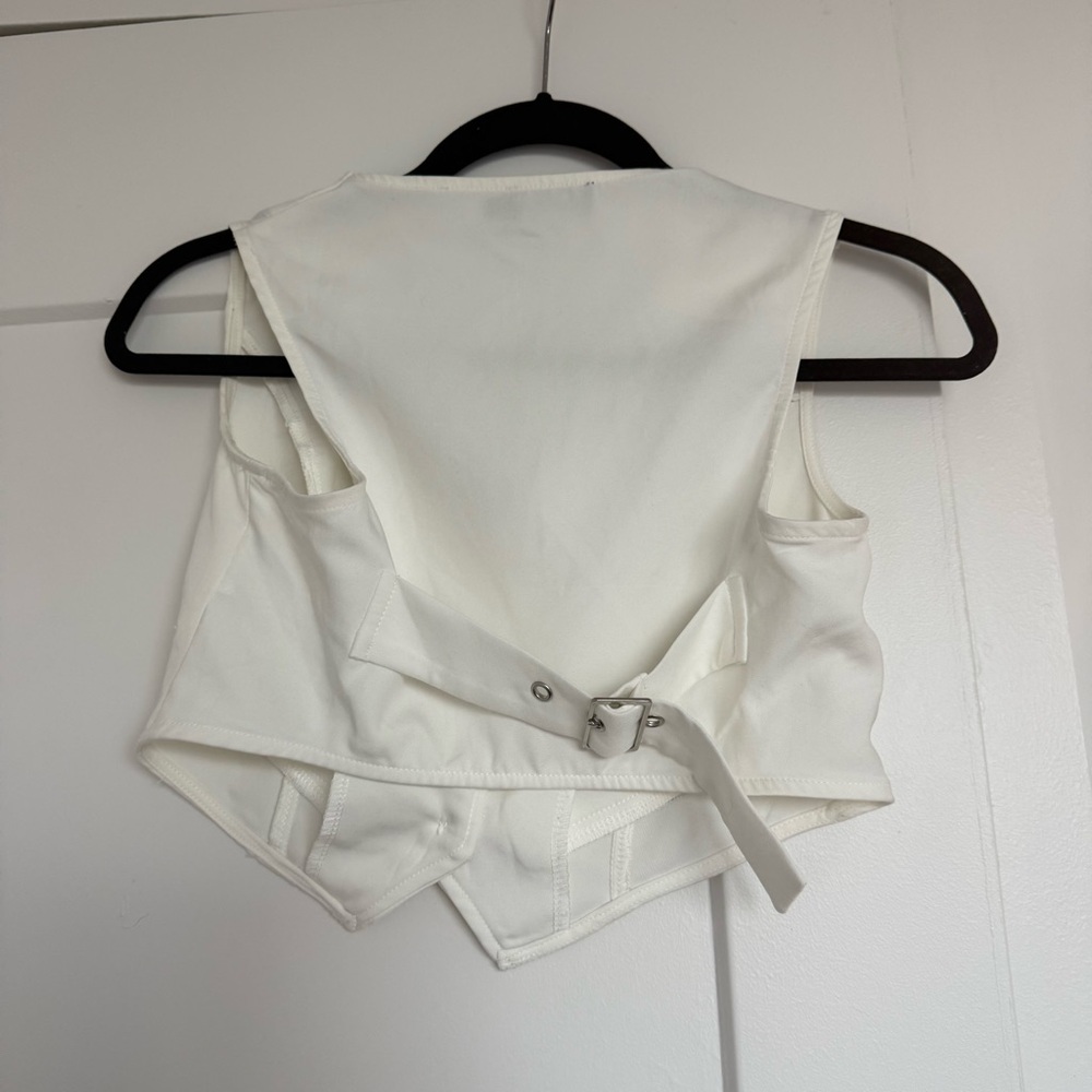 PrettyLittleThing White Two-Piece Set - Picture 6 of 16
